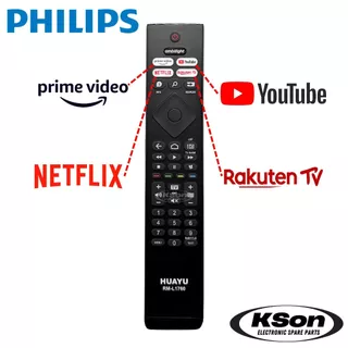 รีโมททีวี ฟิลิปส์ ใช้กับสมารท์ทีวี ฟิลิปส์ไ้ด้ทุกรุ่น Universal PHILIPS Smart TV Remote Control รุ่น RM-L1760