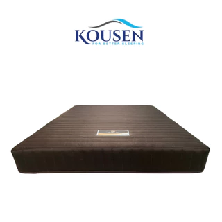 Kousen ที่นอนสปริง คุณภาพระดับโรงแรมหรู รุ่น Iris ผ้าแจ็คการ์ดคัดพิเศษ สีเทา ความหนา 9นิ้ว นุ่มแน่น