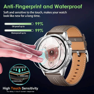 กระจกนิรภัยสำหรับ Huawei Watch GT 6 / 6 Pro 46mm 41mm ฟิล์มกันรอยหน้าจอ Huawei Watch GT5 GT4 Pro46MM อุปกรณ์เสริม ฟิล์มก