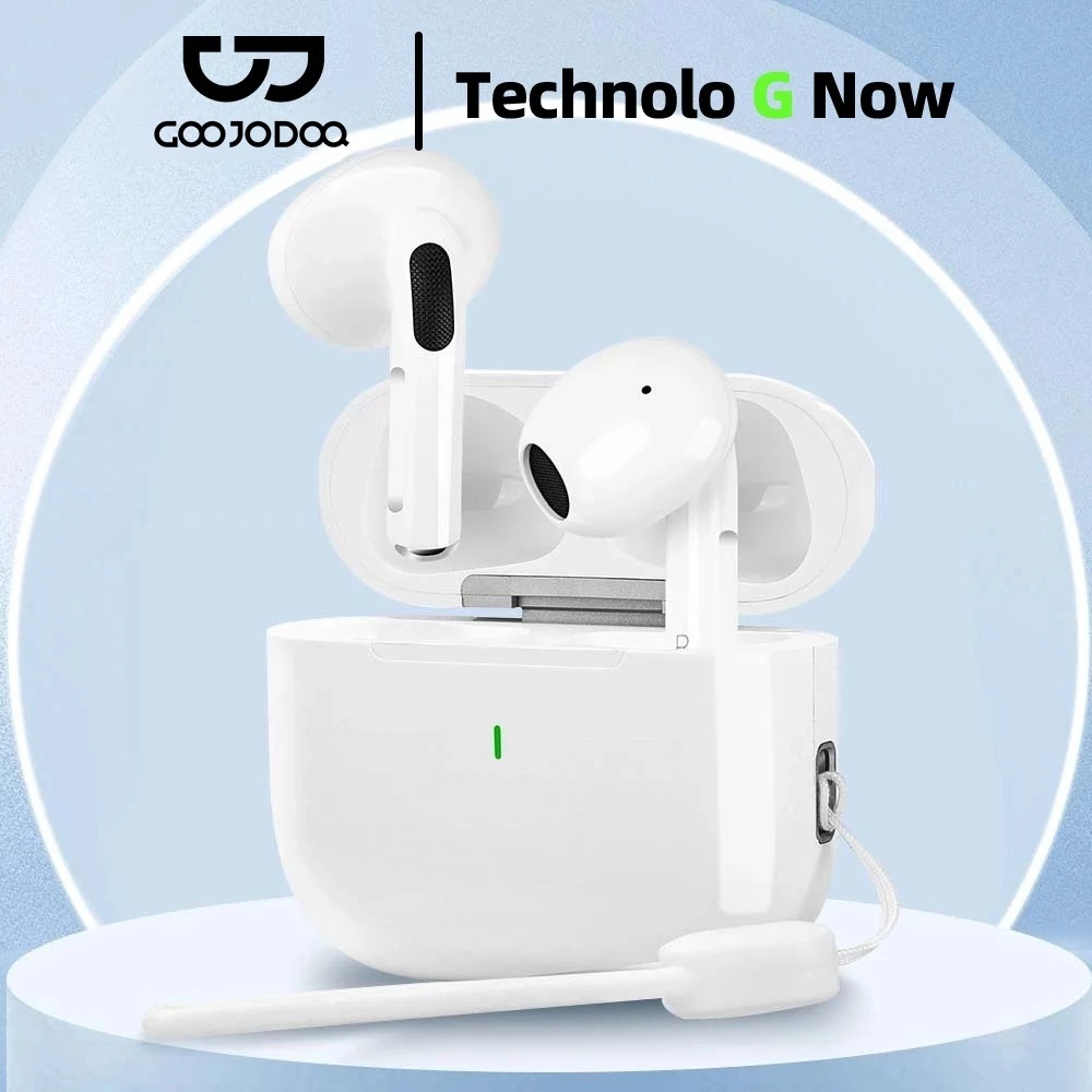 GOOJODOQ J201 หูฟังบลูทูธ หูฟัง Bluetooth 5.3 Ipx5 ไมโครโฟนในตัว A6 Pro หูฟังไร้สาย สมาร์ททัช Type C