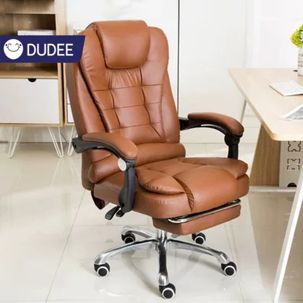 DUDEE เก้าอี้นั่งทำงาน เบาะนุ่ม ปรับระดับได้