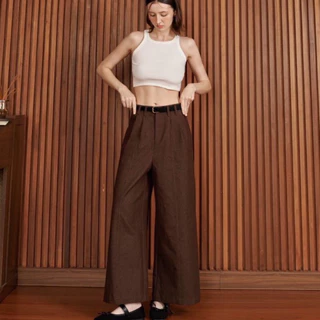 กางเกงยีนส์ขากระบอกใหญ่ รุ่นClaire’ly Pants (P88)