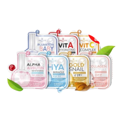 (กล่องX10แผ่น) Precious Skin (Ampoule Mask) แอมเพิล มาส์ก มี10สูตร