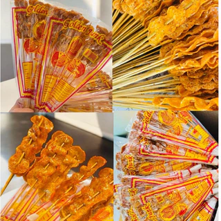 (ยกลัง)ปลาหวานเสียบไม้ แพ็ค10ไม้ #ราคาส่ง