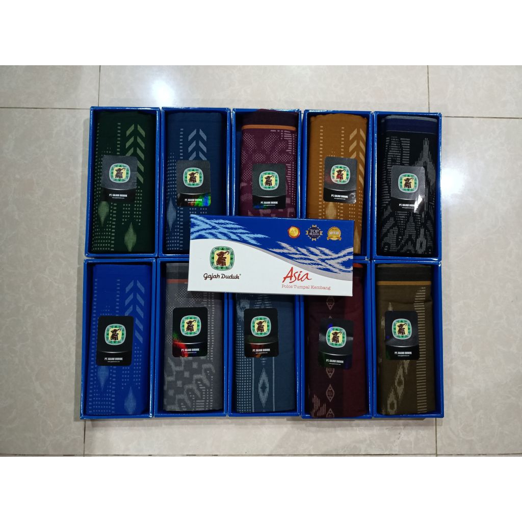 ผ้าโสร่งผู้ชายตราช้าง Gajah duduk Asia  เนื้อผ้าดี ซับน้ำ