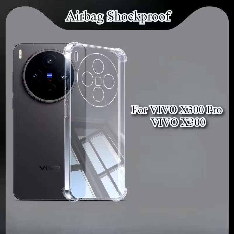 Vivo X300 Ultra/Vivo Y500 Pro/Vivo X300Pro 5G/Vivo X300 5G(ส่งในไทย)เคสTPUใสกันกระแทกแบบคลุมกล้องViv