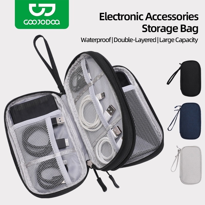 GOOJODOQ ตัดออก กระเป๋าเก็บของแบบใช้มือถือขนาดเล็กกันน้ําและทนต่อการสึกหรอ