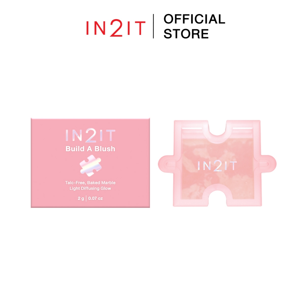 IN2IT Build a Blush - บลัชออนจิ๊กซอว์ บิวท์ผิวโกลว์ (BBM)