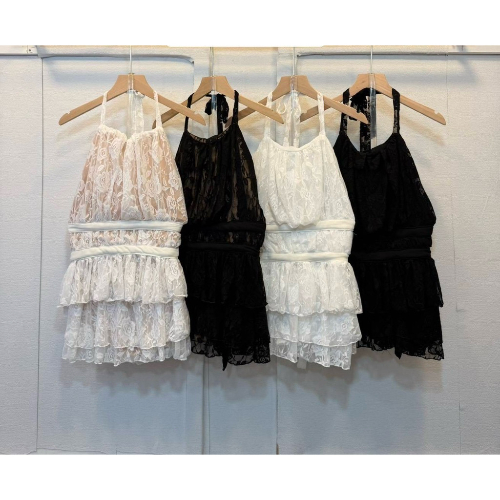 💕❤️ꫛꫀꪝ  c o ll e c t i o n ✨💕   เซท 2 ชิ้น ผ้าลูกไม้เนื้อนิ่มทั้งชุด  คอลใหม่ฉบับบ สาวเวียดนาม