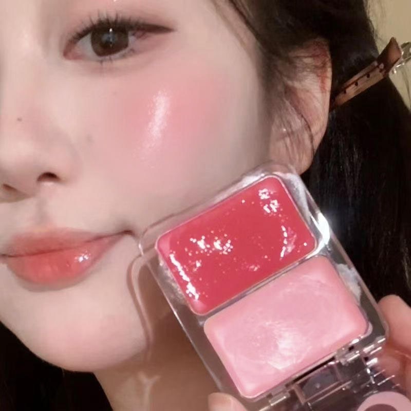 บลัชออนเนื้อฉ่ำวาว เม็ดสีแน่น ติดทน กันน้ำ