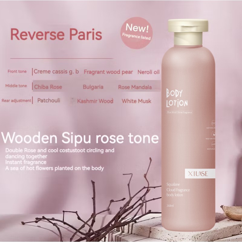 โลชั่นน้ำหอม ครีมทาผิวน้ำหอม กลิ่นหอม Squalane Fragrance268ml โลชั่นบำรุงผิว  สารสกัดจากธรรมชาติ โลชั่นทาผิวกาย กลิ่นหอม ราคา ถูกที่สุด ดีลบีเคเค แกลเลอรีภาพที่ 6