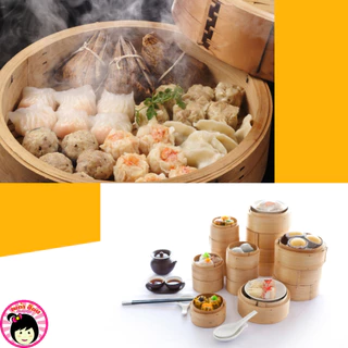 (ขนาดใหญ่)เข่งติ่มซำไม้ไผ่ เข่งนึ่งซาลาเปา ขนาด26ซม./30ซม./40ซม.