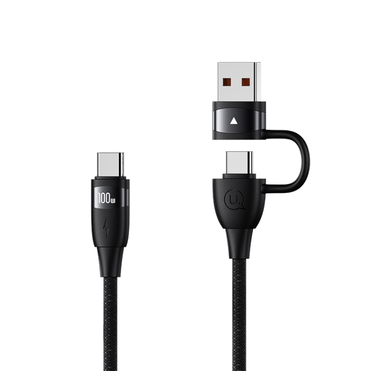 สายชาร์จ U85 PD100W A+C to C+L+M 6in1 Fast Charging Cable 1.2M USAMS US-SJ645