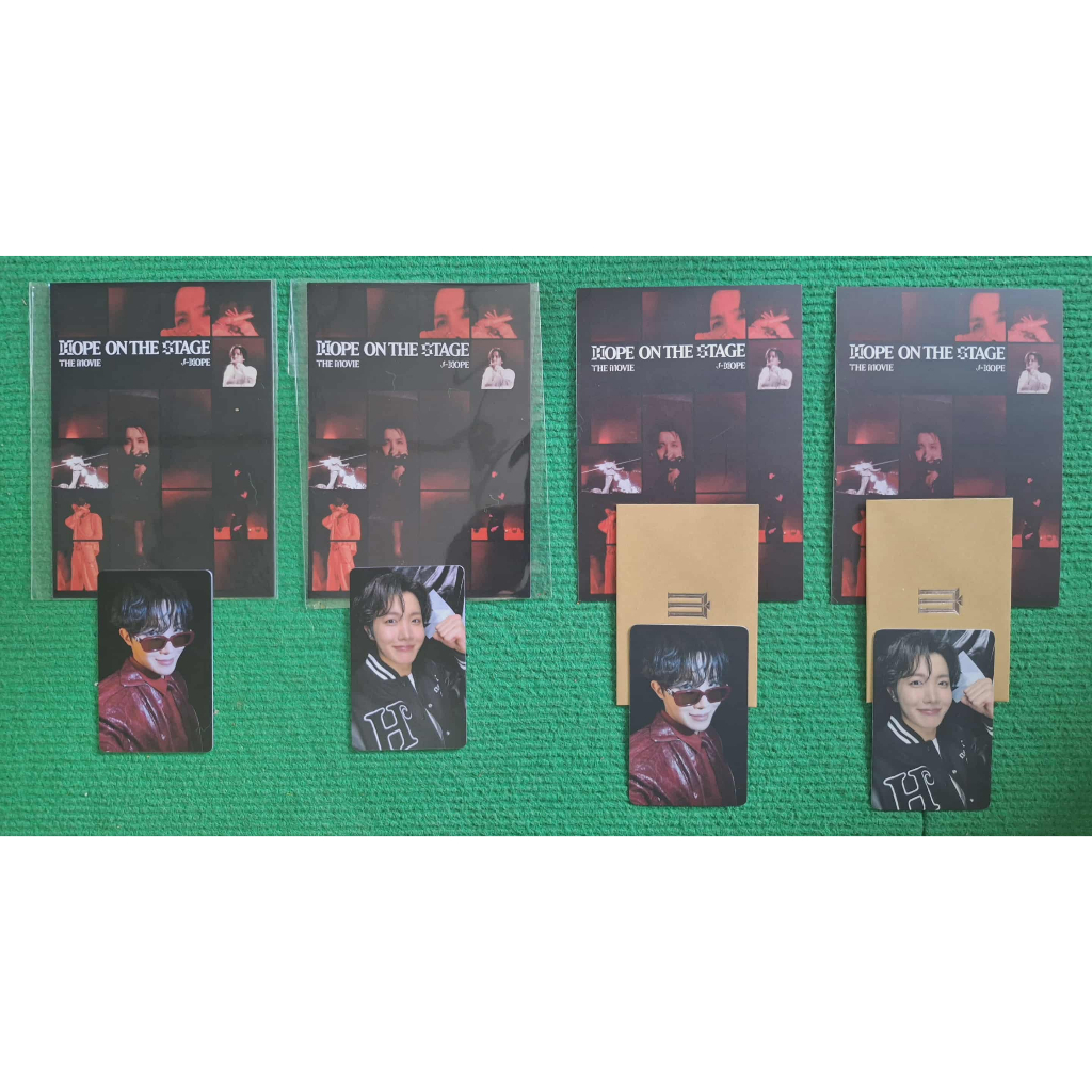 J-HOPE * HOPE ON THE STAGE โปสการ์ด(POSTCARD)และโฟโต้การ์ด(PHOTOCARD) จากโรงหนัง SF และเมเจอร์ สวยน่าสะสม หายาก