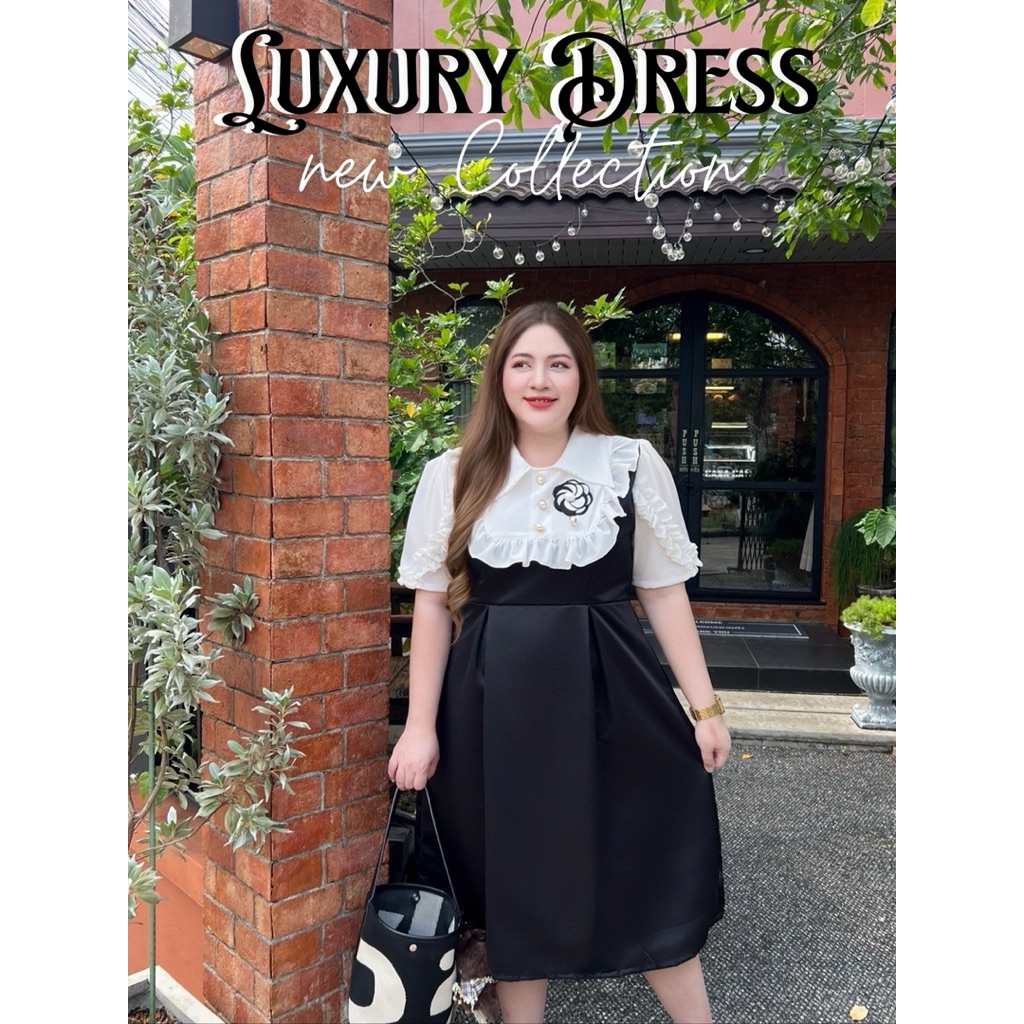 ✨🤍~เดรสดำ Luxury ~🤍✨