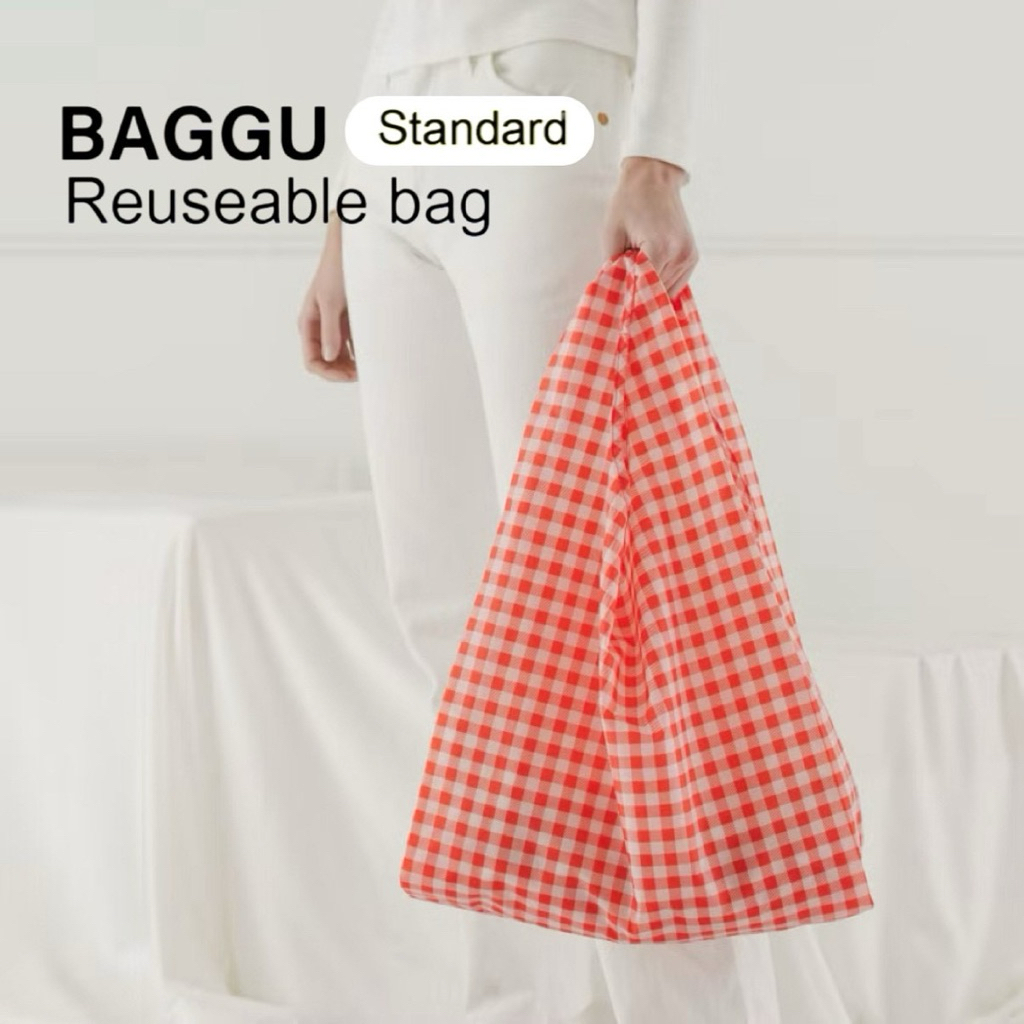 BAGGU STANDARD Baggu - Red Gingham(New)