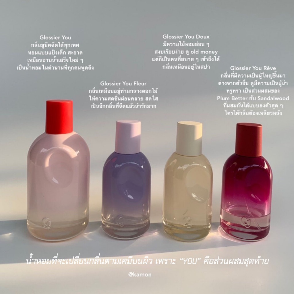 Glossier You , Glossier You Rêve , Glossier You Doux  , Glossier You Fleur แบ่งขาย 1ml. / 2ml. / 5ml