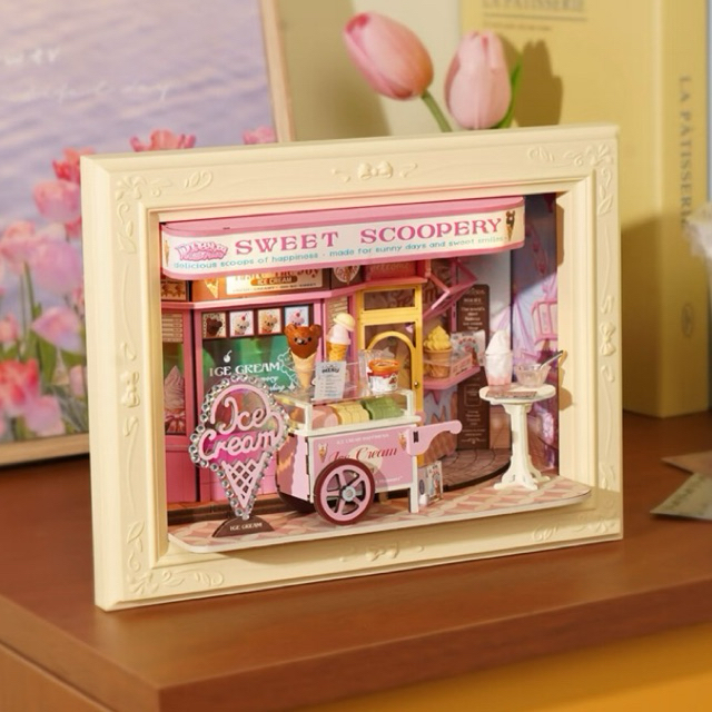 Rolife DIY Miniature House : Story Frames Series โมเดลบ้าน ตัวต่อไม้ กรอบรูป | ของแต่งบ้าน ของเล่นศิลปะ DIY