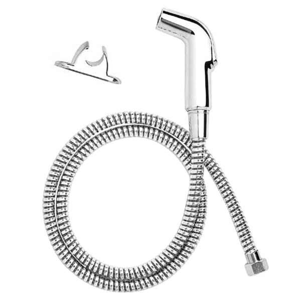 Cotto สายฉีดชำระสีโครเมี่ยม CT993KX#CR(HM) ชุดฝักบัวฉีดชำระพร้อมสายและขอแขวนคอตโต้ รับประกัน1ปี - รูปที่ 2