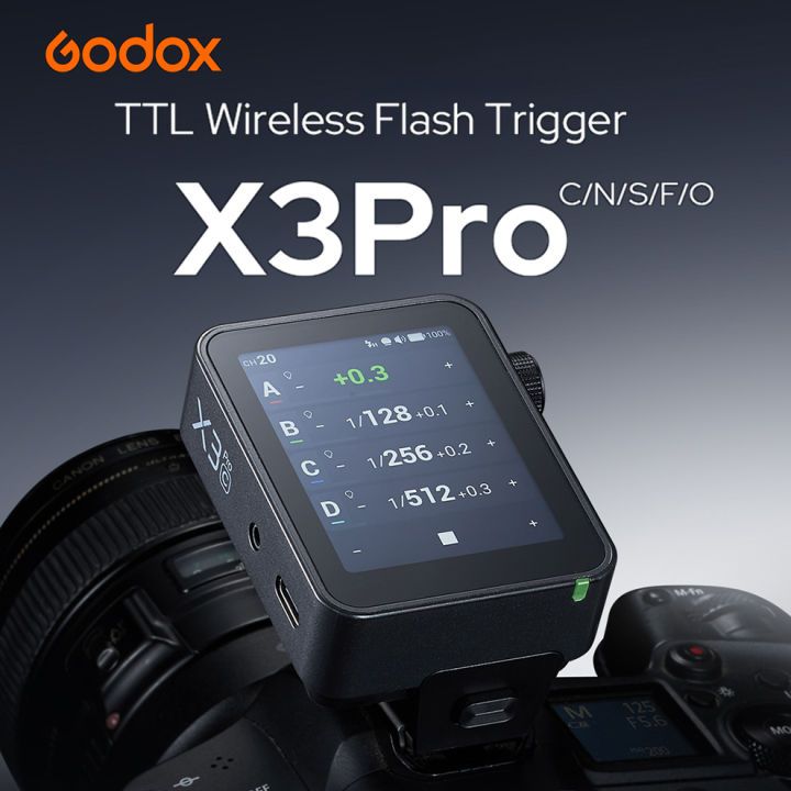 X3Pro C/N/S/F/O TTL Wireless Flash Trigger