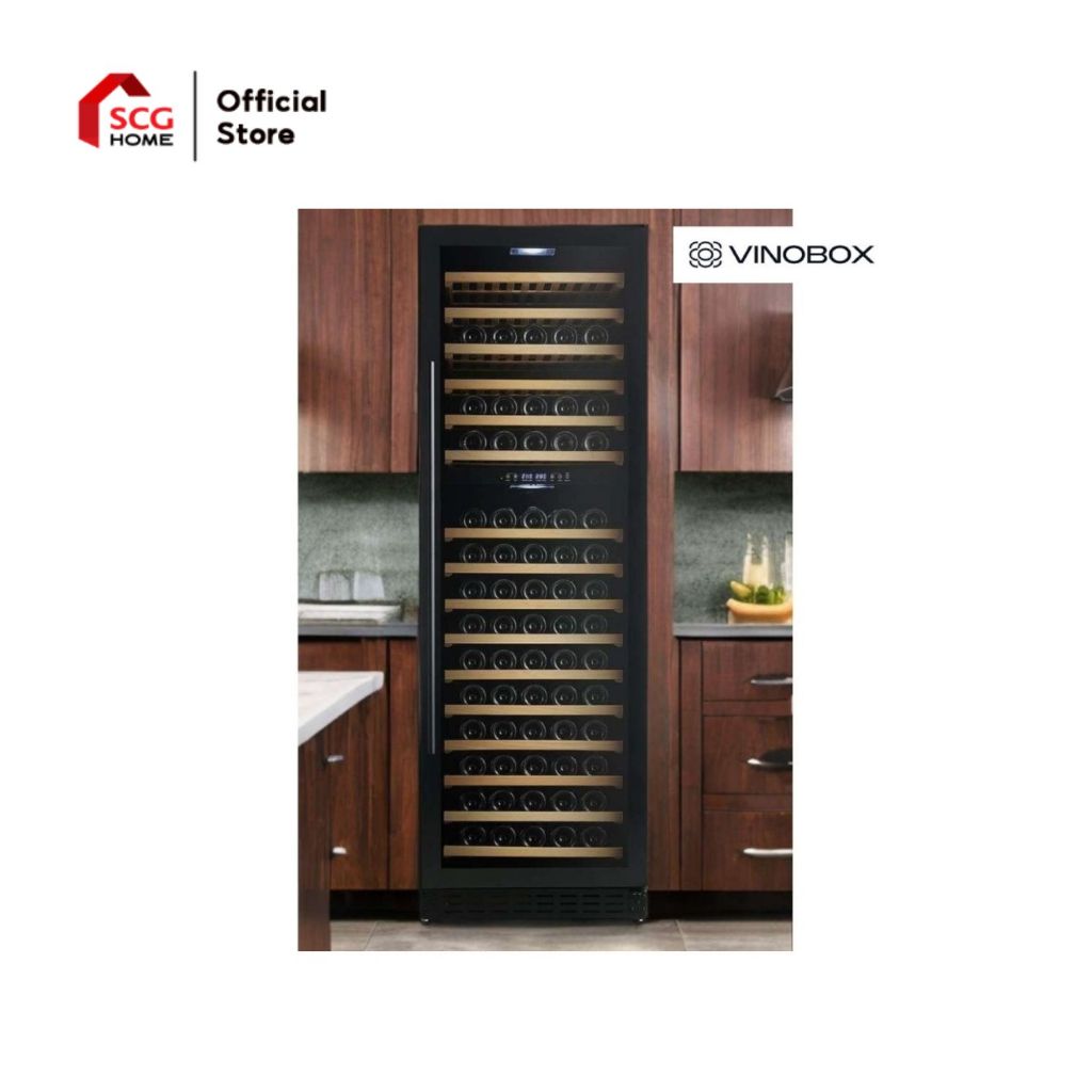 Vinobox ตู้แช่ไวน์ รุ่น V168 GC 2T Full Glass Door