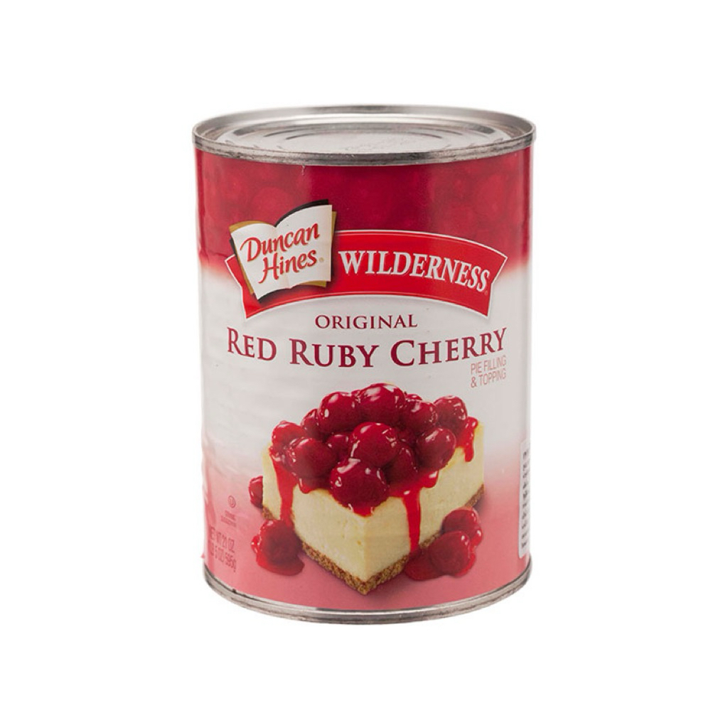 T/F wildness red ruby cherry filling 595g. เรดรูบี้เชอรี่ ท็อปปิ้งขนม
