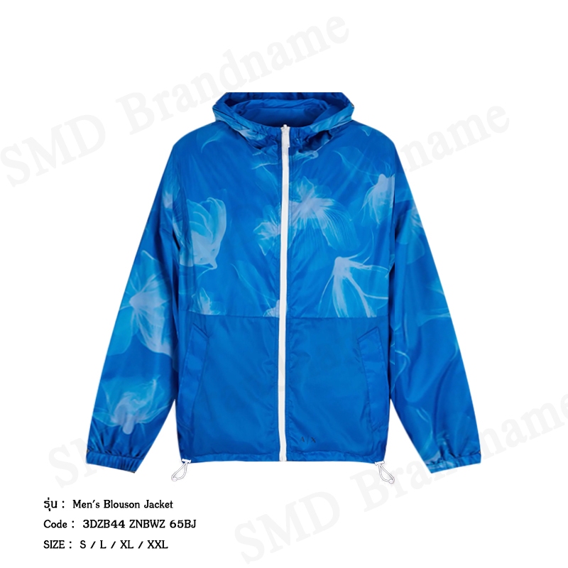 Armani Exchange เสื้อแจ็คเก็ตผู้ชาย รุ่น A/X Men's Blouson Jacket Code: 3DZB44 ZNBWZ 65BJ
