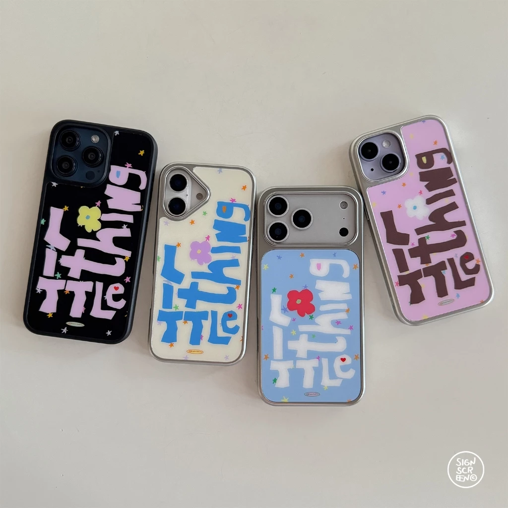 [พร้อมส่ง] ❗️จัดส่ง 17 ส.ค.❗️Magnetic Case - Little Thing เนื้อด้าน(เคสแม่เหล็กขอบเงิน)