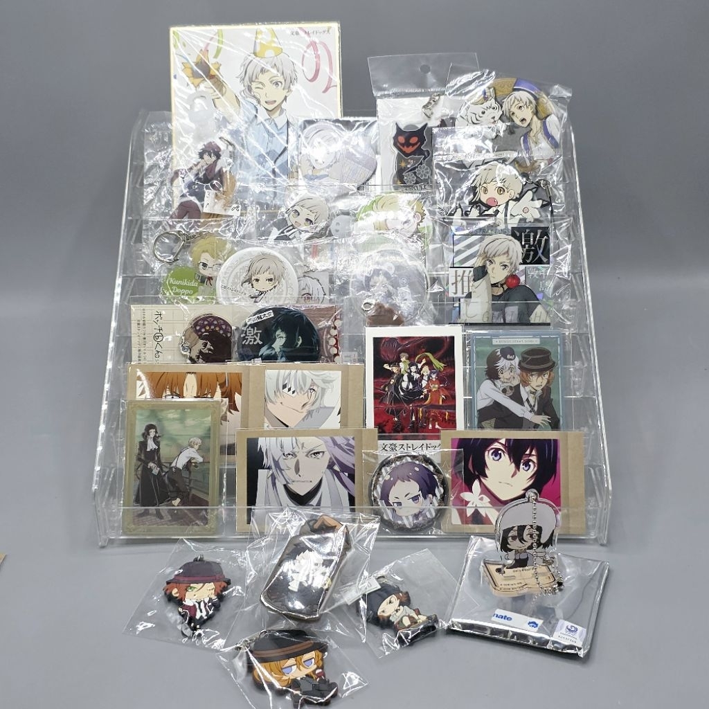 (lot 5/ แท้✅️) ของสะสม อนิเมะ บุงโก bungo stray dogs  dazai  akutagawa ดาไซ อาคุ  อัตสึชิ ชูยะ  anime fyodor kyoka