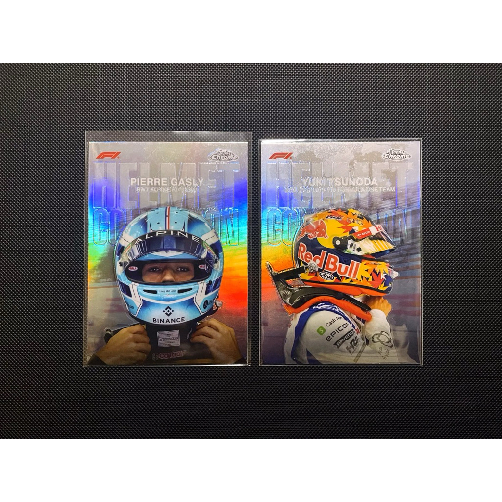 การ์ด f1 topps chrome 2024 helmet collection