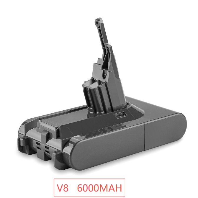 6000mah เหมาะสำหรับแบตเตอรี่ Dyson Dyson V8 เครื่องดูดฝุ่นกวาดแบตเตอรี่ Dyson SV10 แบตเตอรี่ Dyson V