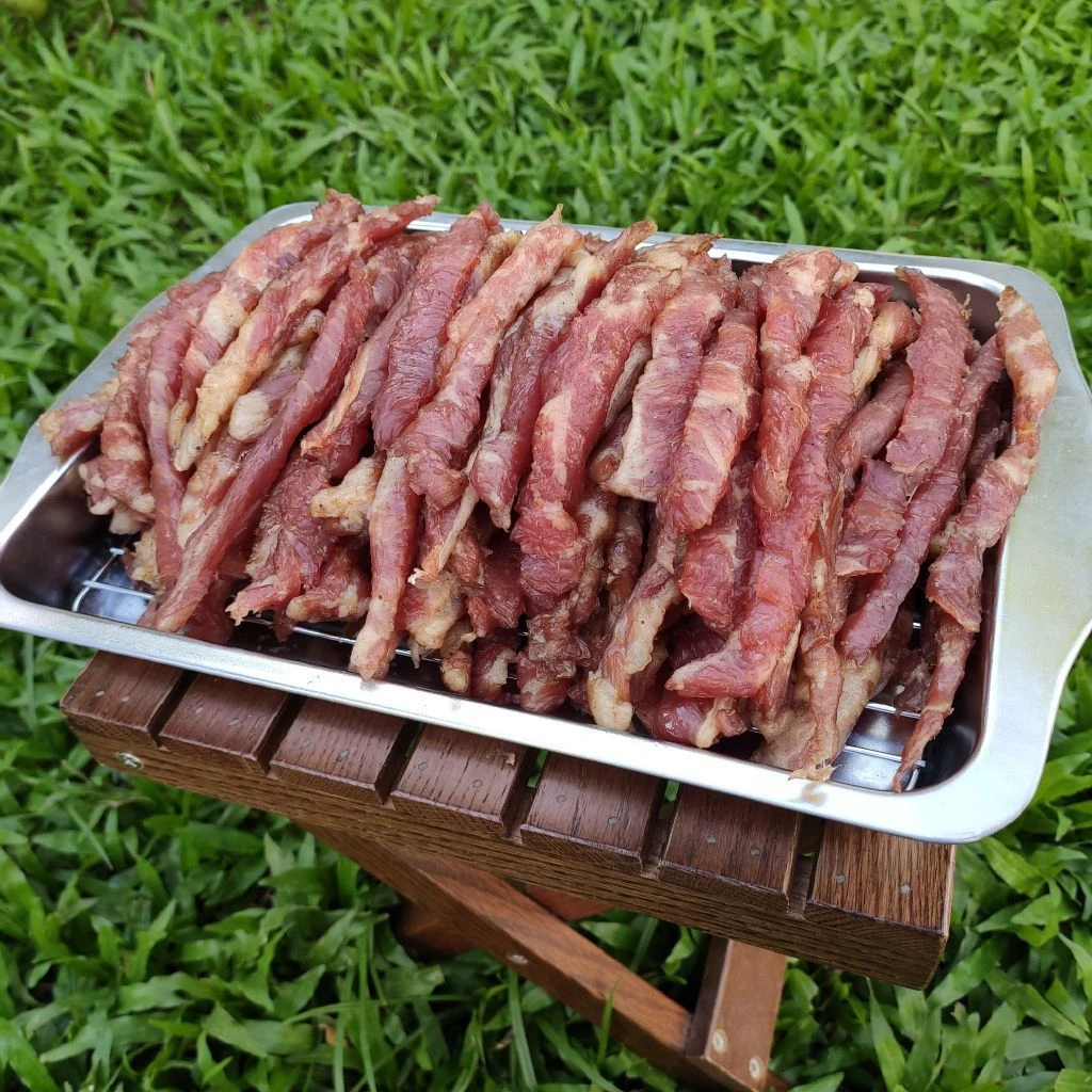 เนื้อแดดเดียว สด สะอาด ทำใหม่ทุกวัน 200 กรัม แพ็คสูญญากาศ ร้านนี้ส่งไว ตัดรอบทุกวัน 12.00 น.