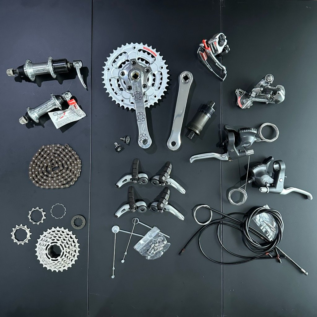 กรุ๊ปเซท ชุดขับ SHIMANO ALIVIO 3x7s (MC12) ของใหม่ เก่าเก็บ จัดส่งไว