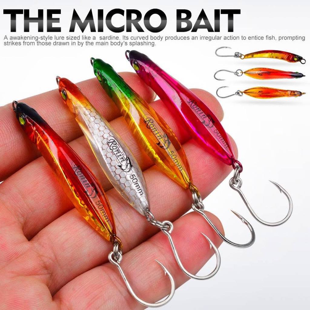 เหยื่อหนูตกปลาทะเล  Ronin Splash ขนาด 35 และ 45 กรัม แถมหางหนูพร้อมใช้งาน - รูปที่ 7