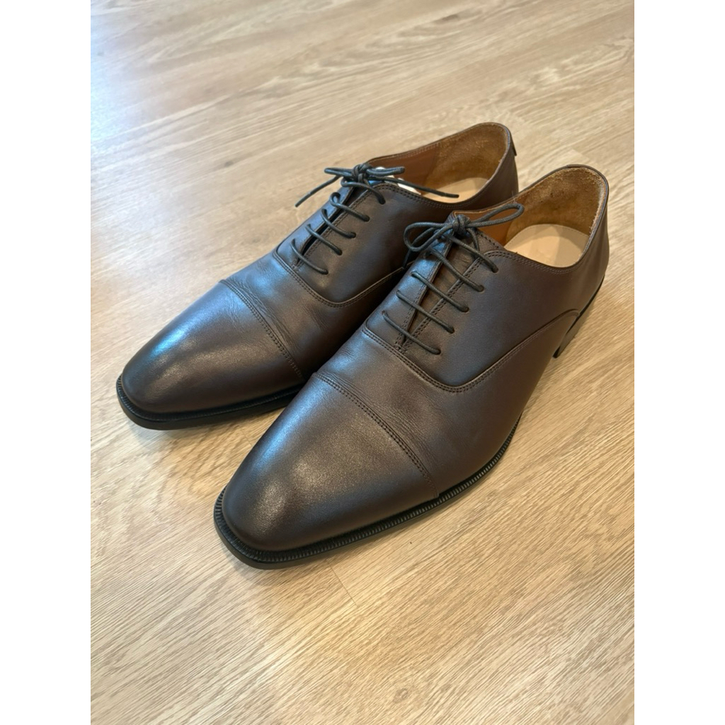 รองเท้าทางการ รองเท้าทำงาน รองเท้าเจ้าบ่าว รองเท้างานแต่ง สีน้ำตาล แบรนด์ DGrie