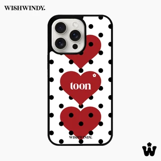 เคสใส่ชื่อ Heart Name Case For iPhone case เคสไอโฟน | Wishwindy