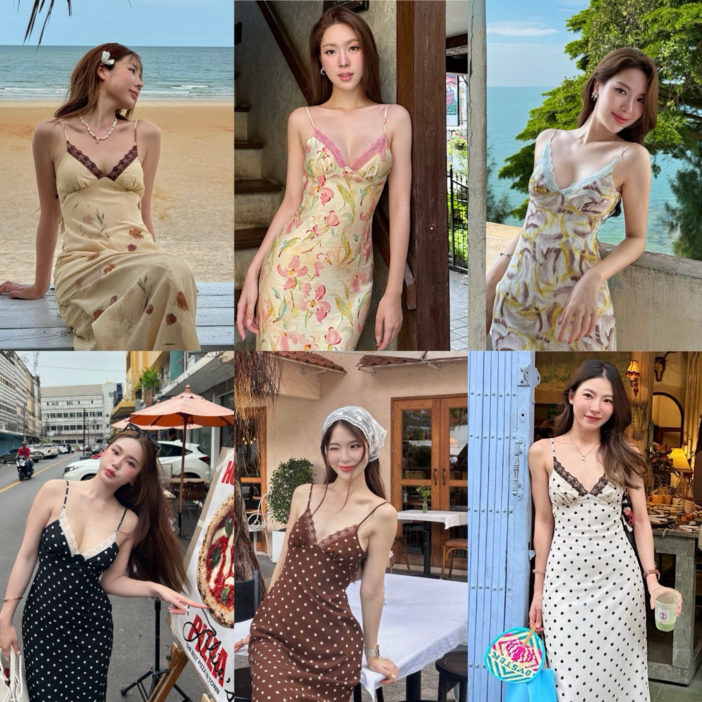 Dresfriends.bybf | Gigi dress เดรสยาวแต่งลูกไม้ ทรงเป๊ะ
