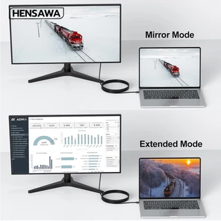 HENSAWA รุ่น VC740 สาย Mini DisplayPort to HDMI สายสัญญาณ รองรับ 4K 30Hz สาย Thunderbolt2 to HDMI