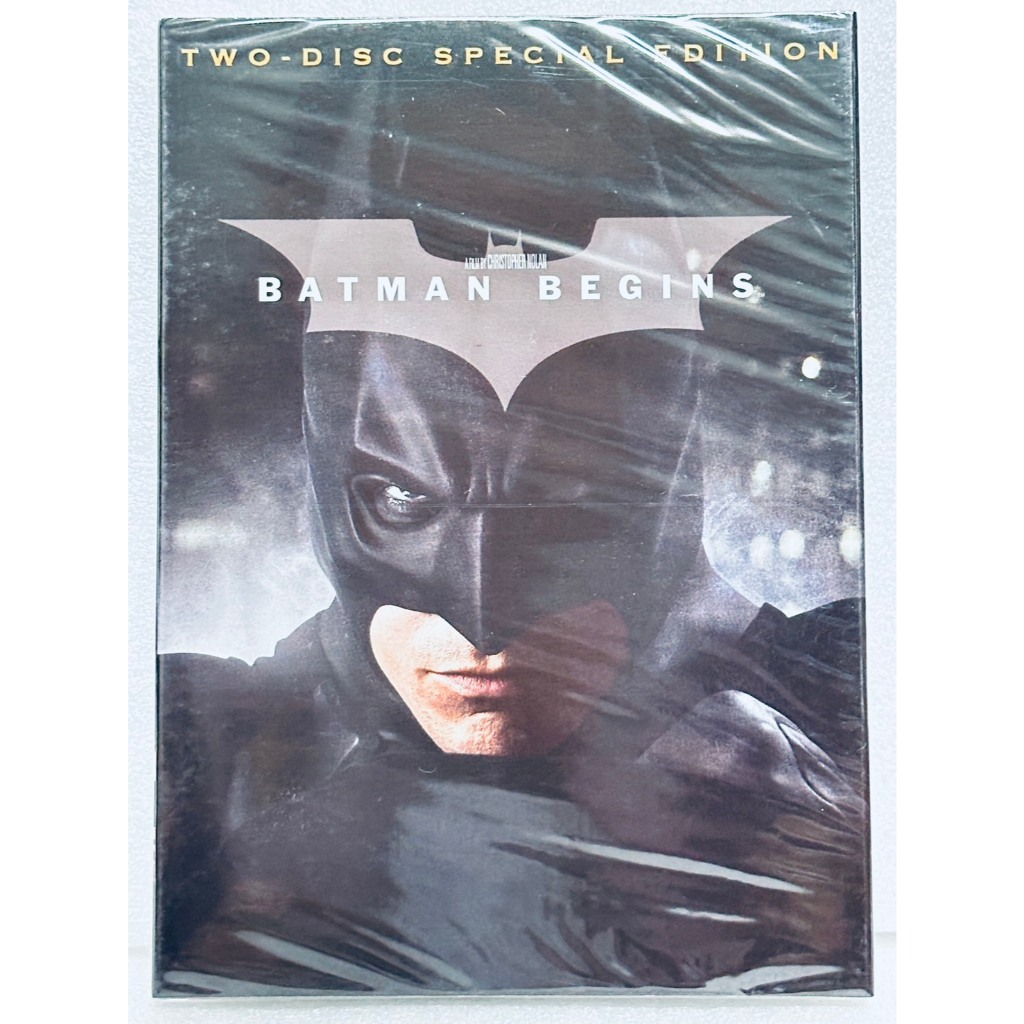 DVD 2 Disc : Batman Begins (2005) " Christian Bale, Michael Caine " A Film by Chistopher Nolan