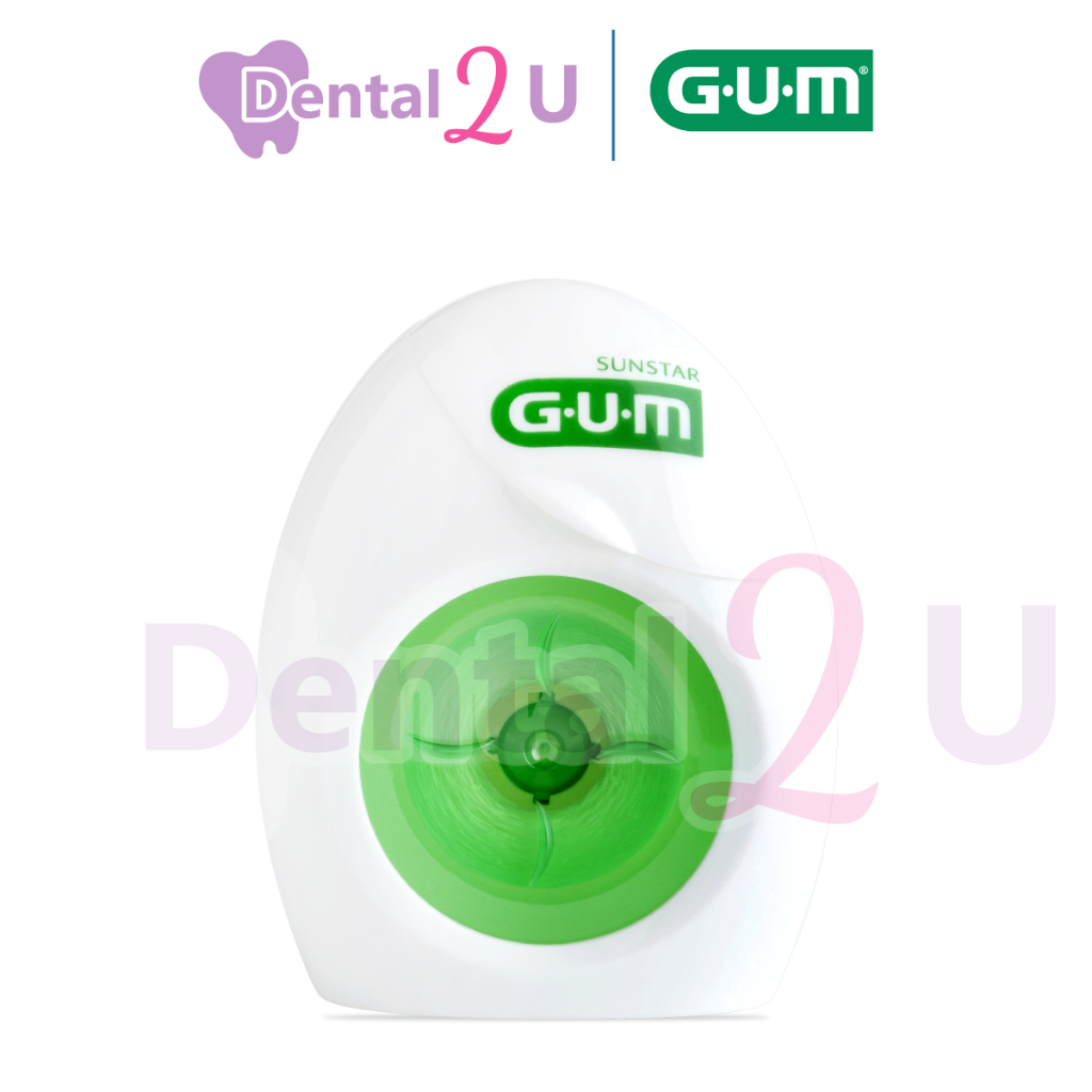 GUM ButlerWeave Mint 60 yds(55m) #1855 กัม แวคซ์ วีฟ-มิ้นท์ เด็นทัลฟลอส ไหมขัดฟัน - รูปที่ 2