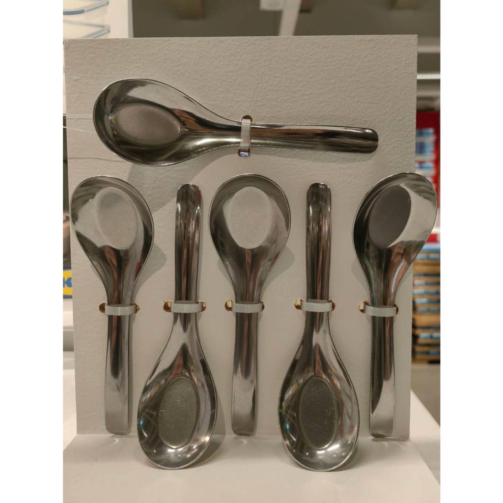 PRAKTKARP แพรคคาร์ป ช้อนกลาง 6 ชิ้น