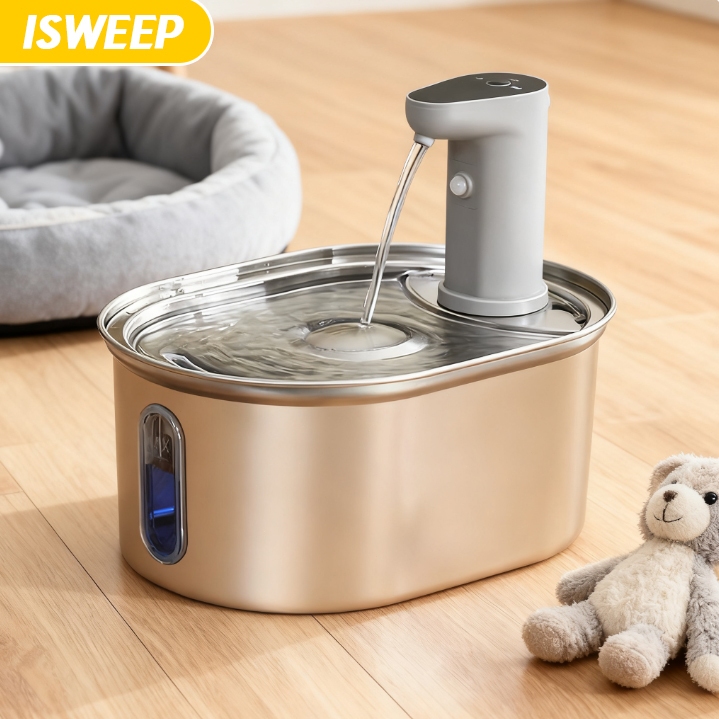 ISWEEP น้ำพุแมวอัจฉริยะ! น้ำสะอาดไหลเวียนตลอด 24 ชั่วโมง ให้เพื่อนรักของคุณดื่มน้ำได้มากขึ้น