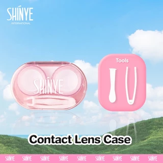 ตลับคอนแทคเลนส์ กล่องคอนแทคเลนส์ น่ารัก กล่องคอนแทค (คละลาย) สีชมพู + สีน้ำเงิน + สีม่วง + สีเขียว