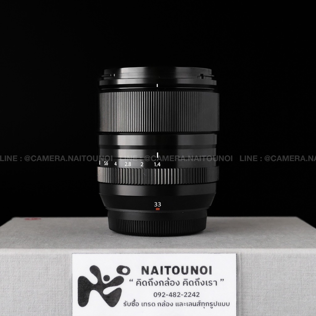 ( Used!! ) Fuji 33 F1.4 R LM WR Black < Top Mint >