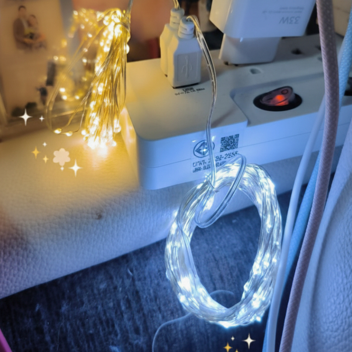 10เมตร ไฟเส้น LED / USB ไฟตกแต่ง ไฟปีใหม่ งานปาร์ตี้ งานเลี้ยง