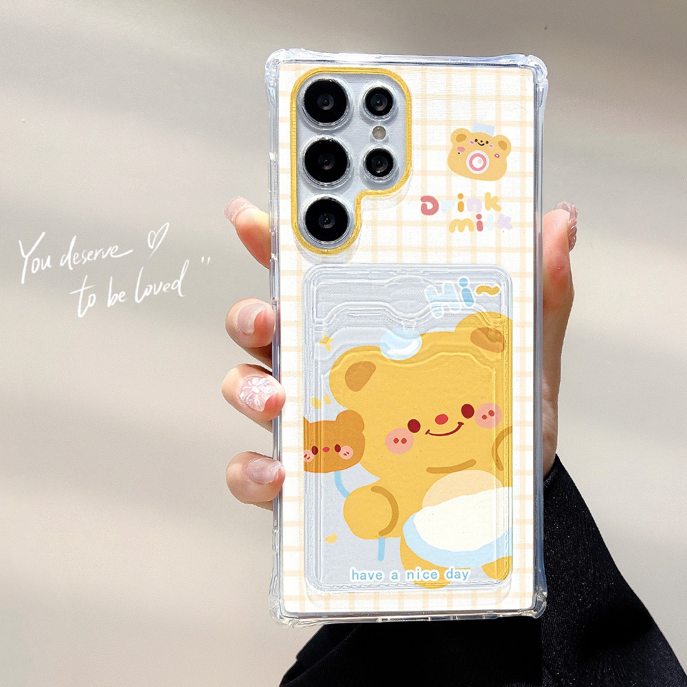 TPU ที่ใส่บัตรเคส For Samsung A56 A17 A16 A55 A36 A26 A05S A06 A07 A35 A73 A71 A25 A22 A54 A15 A05 5G S24 Ultra FE A53 - รูปที่ 7