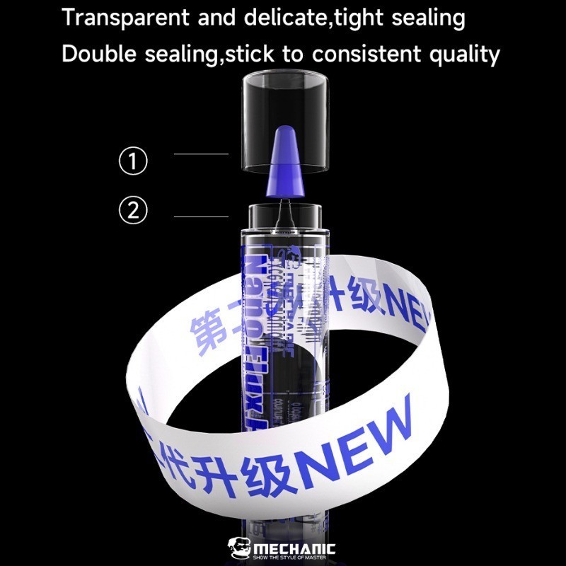 Mechanic M35 Nanometer Solder Paste ใหม่ UPGRADEFor ซ่อมชิปฟลักซ์เป็นมิตรกับสิ่งแวดล้อมนําเข้าสูตรสําหรับเมนบอร์ดซ่อมฟลั - รูปที่ 6