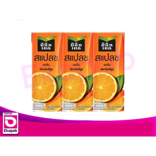 มินิทเมด สแปลชน้ำส้ม180มล. แพค3กล่อง