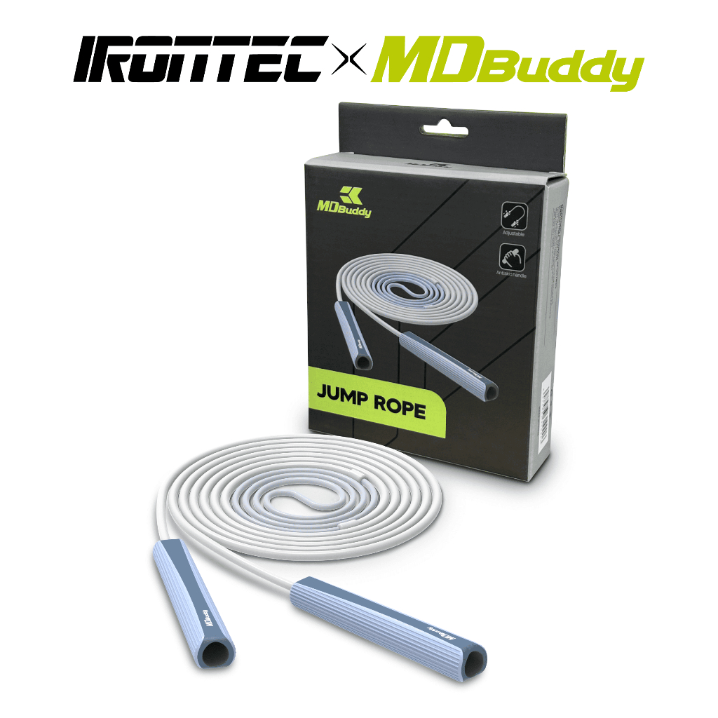 MDBuddy เชือกกระโดด สีฟ้า ยาว 2.8 เมตร (MDJR053) - เครื่องออกกำลังกาย แบรนด์ IRONTECXMDBuddy