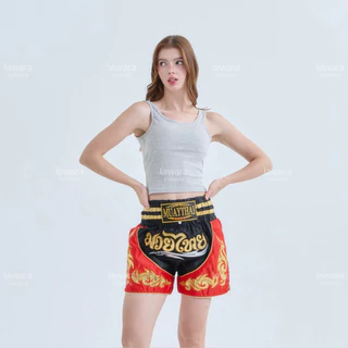 (พร้อมส่ง) กางเกงมวยไทย(Muaythai)🥊รุ่นปักลายไทยข้าง งานดี ใส่เล่นกีฬา ต่อยมวย ออกกำลังกาย เข้าธีม